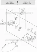 REAR BRAKE CALIPER for KTM SX 2015