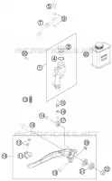 REAR BRAKE MASTER CYLINDER for KTM SX 2015