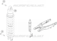 SHOCK ABSORBER for KTM SX 2015