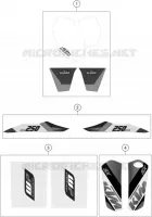 STICKERS for KTM SX 2015