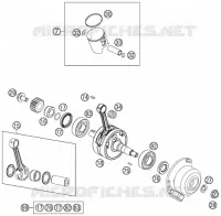 CRANKSHAFT / PISTON for KTM SXS 2015