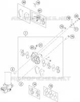 FRONT BRAKE CALIPER for KTM SXS 2015