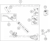 FRONT BRAKE MASTER CYLINDER for KTM SXS 2015