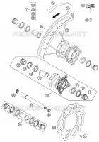 FRONT WHEEL for KTM SXS 2015