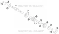 GEARBOX MAIN SHAFT for KTM SXS 2015