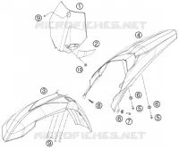 PLASTICS for KTM SXS 2015