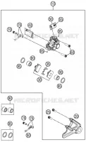 REAR BRAKE CALIPER for KTM SXS 2015
