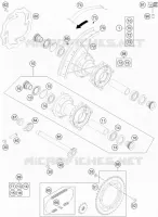 REAR WHEEL for KTM SXS 2015