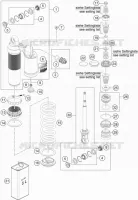 SHOCK ABSORBER (PARTS) for KTM SXS 2015