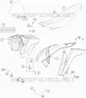 TANK / SEAT for KTM SXS 2015