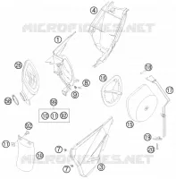 AIR FILTER for KTM SX 2008