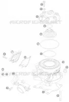 CYLINDER for KTM SX 2008