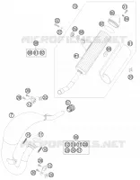 EXHAUST for KTM SX 2008