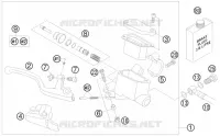 FRONT BRAKE MASTER CYLINDER for KTM SX 2008