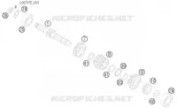 GEARBOX MAIN SHAFT for KTM SX 2008