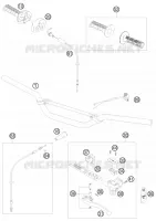 HANDLEBAR / CONTROLS for KTM SX 2008