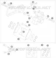 REAR BRAKE CALIPER for KTM SX 2008