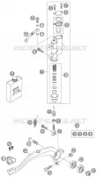 REAR BRAKE MASTER CYLINDER for KTM SX 2008