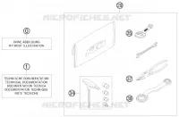 TOOL KIT / MANUALS / OPTIONS for KTM SX 2008