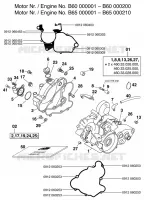 CRANKCASE for KTM SX 1999
