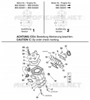 CYLINDER / HEAD for KTM SX 1999