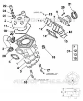 CYLINDER for KTM SX 1999