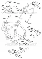 FRAME for KTM SX 1999