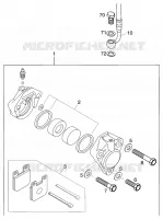 FRONT BRAKE CALIPER for KTM SX 1999