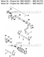 GEAR SHIFTING MECHANISM for KTM SX 1999