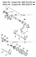 GEAR SHIFTING MECHANISM for KTM SX 1999
