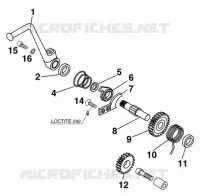 KICK STARTER for KTM SX 1999
