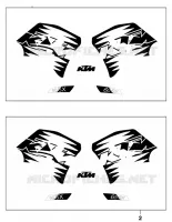STICKERS for KTM SX 1999