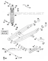 SWINGARM for KTM SX 1999