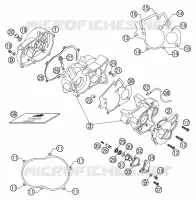 CRANKCASE for KTM SX 2004