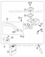 FRONT BRAKE MASTER CYLINDER for KTM SX 2004