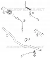 HANDLEBAR / CONTROLS for KTM SX 2004