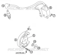 IGNITION SYSTEM for KTM SX 2004