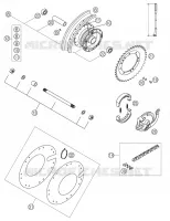 REAR WHEEL for KTM SX 2004