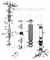 SHOCK ABSORBER (PARTS) for KTM SX 2004