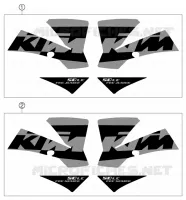 STICKERS for KTM SX 2004