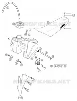 TANK / SEAT for KTM SX 2004