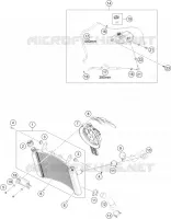 COOLING SYSTEM for KTM DUKE 2019