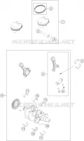 CRANKSHAFT / PISTON for KTM DUKE 2019