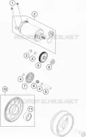 ELECTRIC STARTER MOTOR for KTM DUKE 2019