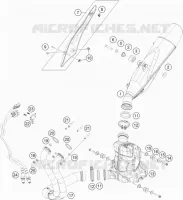 EXHAUST for KTM DUKE 2019