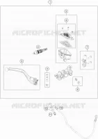 FRONT BRAKE MASTER CYLINDER for KTM DUKE 2019
