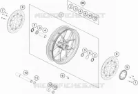 FRONT WHEEL for KTM DUKE 2019