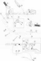 HANDLEBAR / CONTROLS for KTM DUKE 2019
