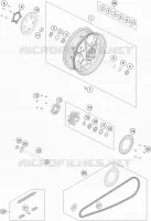 REAR WHEEL for KTM DUKE 2019