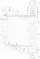 SHOCK ABSORBER (PARTS) for KTM DUKE 2019